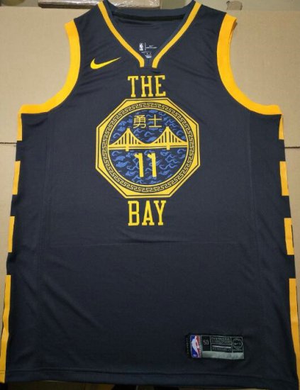 11 Thompson 2019 Warriors City Maillot